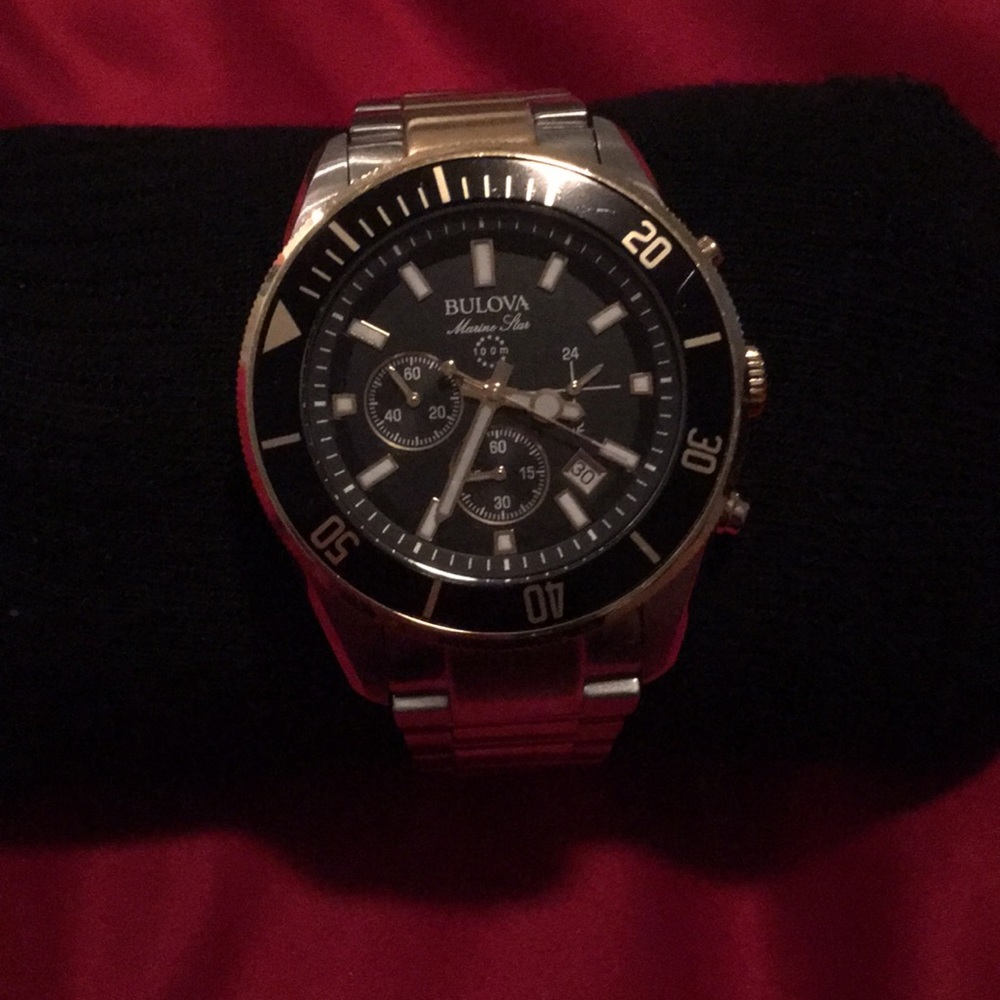 Silver & Gold Bulova Watch